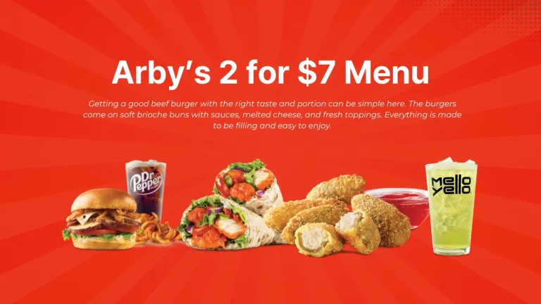 Arby’s 2 for $7 Menus